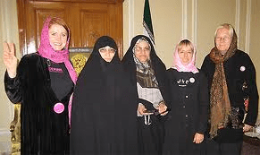 jodie evans in Iran