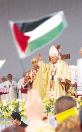 Pope John Paul - Bethleham - arafat