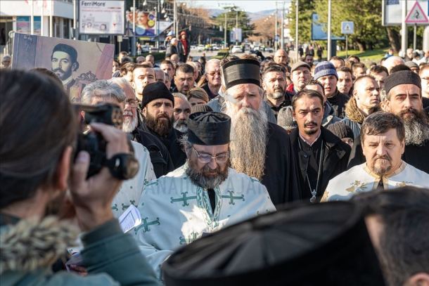 Montenegro Protest by Serbian priests