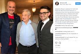 Soros and Son with Edi Rama