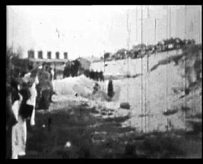 German photographer, Reinhard Wiener, filmed the mass murder of Jews from Liepaja, Latvia – July&nbsp;1941