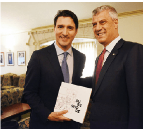 Kosovo ‘President’ Thaçi, a.k.a. Snake has been indicted for WAR CRIMES… said Kosovo and Canada share the same “principles and&nbsp;values’