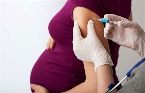 pregnant woman injected